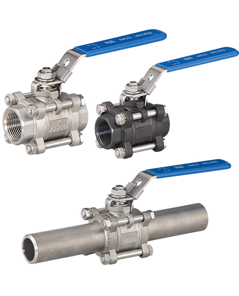 3 PCs Ball Valve